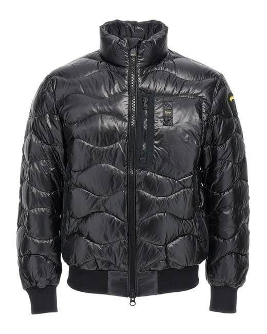 Blauer Gray Quilted Down Jacket for men