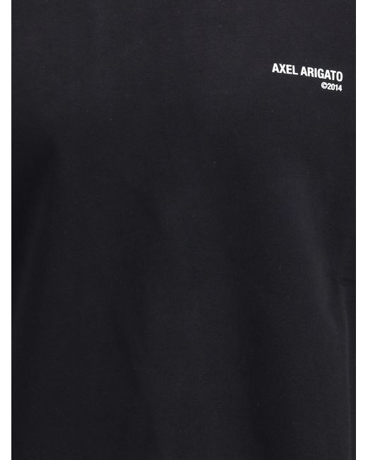 Axel Arigato Blue Cotton Sweatshirt With Logo for men