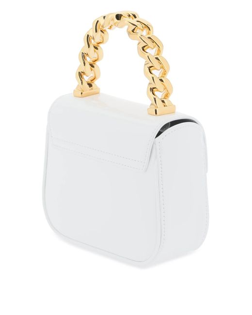 Versace White Patent Leather Bag