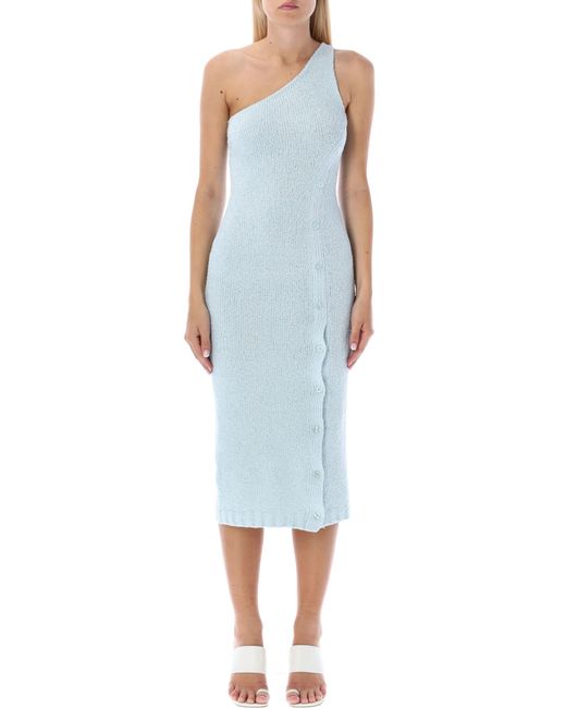 ROTATE BIRGER CHRISTENSEN Cotton Yvonne Knit Dress in Blue Save 1 Lyst