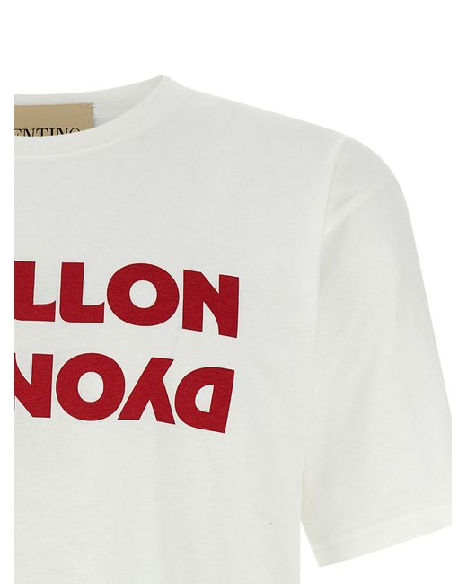 Valentino Garavani White Apollon-Dyonisos T-Shirt Cotton for men