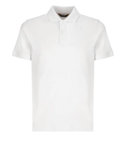 K-Way White Amedee Polo Shirt for men
