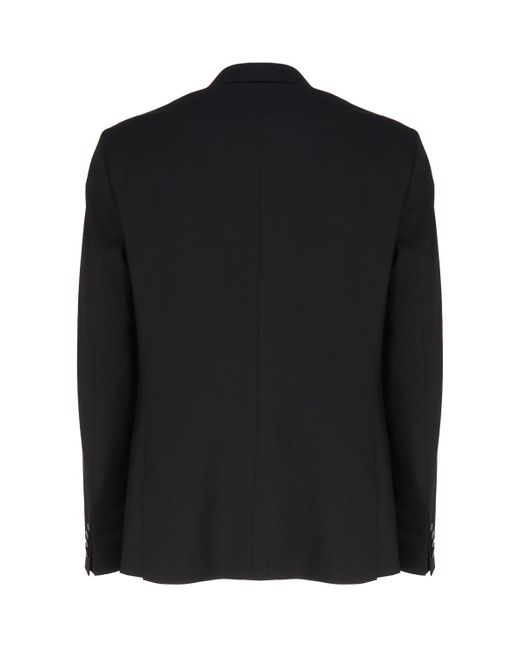 Calvin Klein Black Double-Button Single-Breasted Blazer for men
