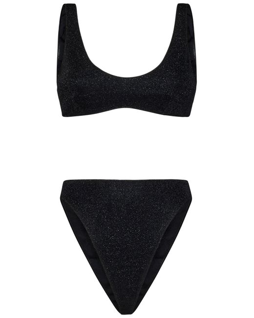 Oseree Black Lumière Bra 90S Bottom Bikini