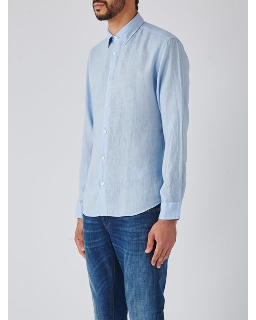 Altea Blue Camicia Uomo Shirt for men