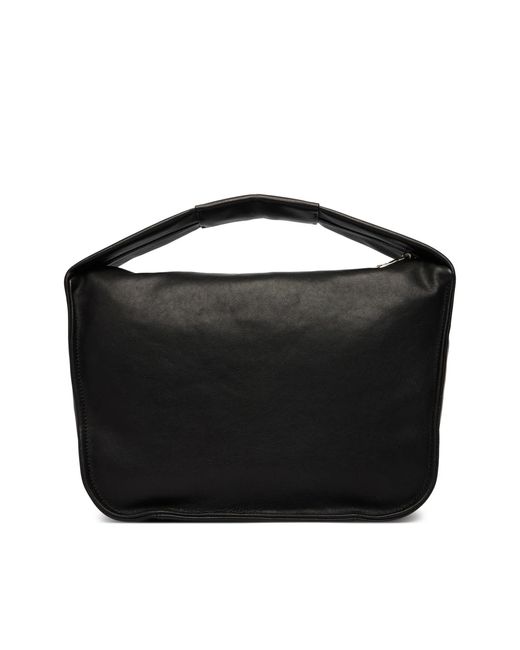 Patrizia Pepe Black Shoulder Bag Leather