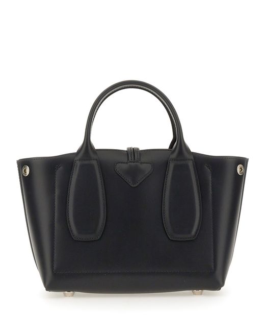 Longchamp Black Roseau Bag.