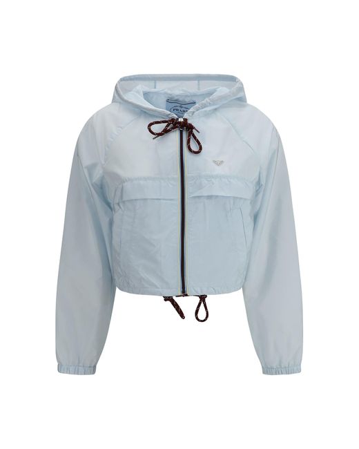 Prada Blue Re-Nylon Windbreaker