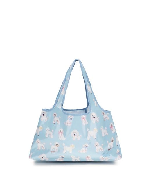 Fiorucci Blue Poodle Hobo Shoulder Bag Pvc