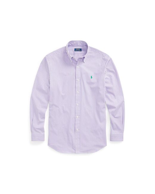 Polo Ralph Lauren Purple Slim-fit Stretch Poplin Shirt for men