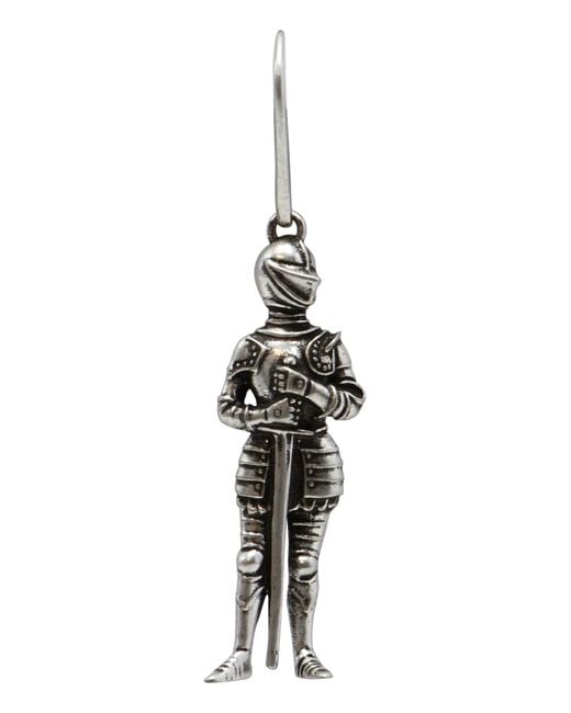 Céline Metallic Armor Earring for men
