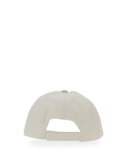 Stella McCartney White Baseball Cap Cotton Hat