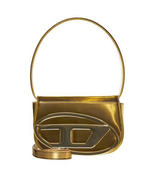DIESEL Shoulder Bag in Metallic Lyst