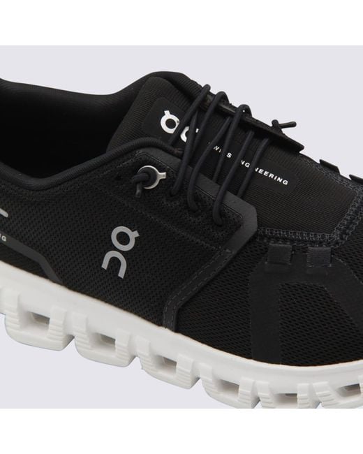 On Shoes Black And Cloud 6 Sneakers