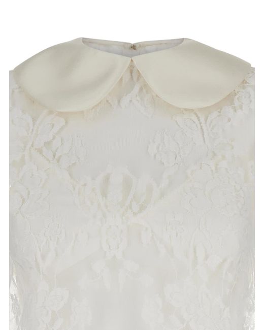 Dolce & Gabbana White Minidress