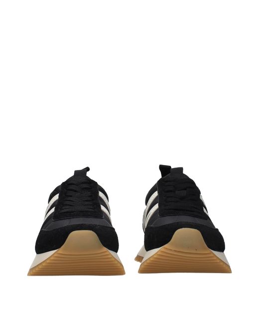 Moncler Black Pacey Sneakers Fabric