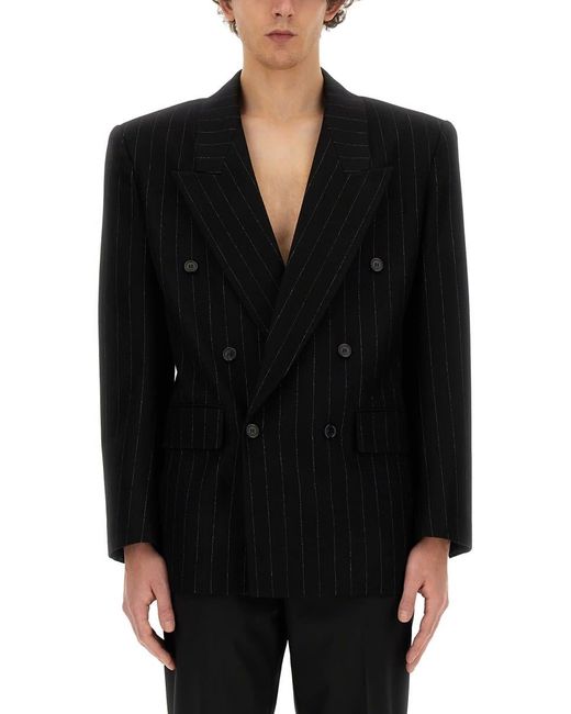 Saint Laurent Black Oversize Wool Jacket for men