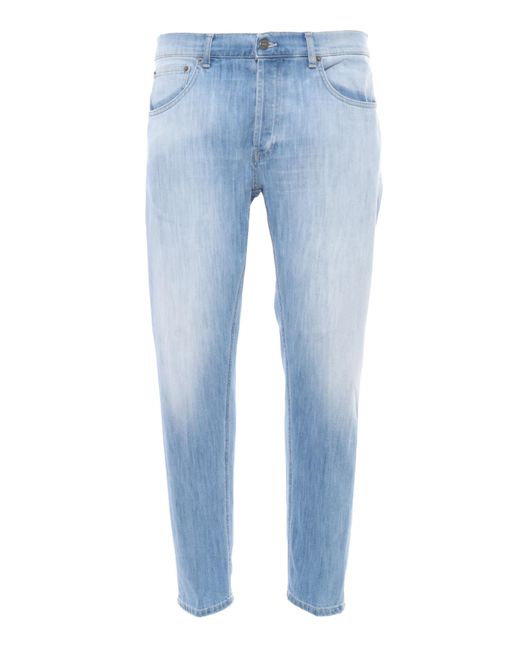 Dondup Blue Washed Light Jeans for men