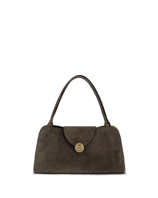 Versace Brown Medium Vivian Shoulder Bag Calf Leather Bos Taurus