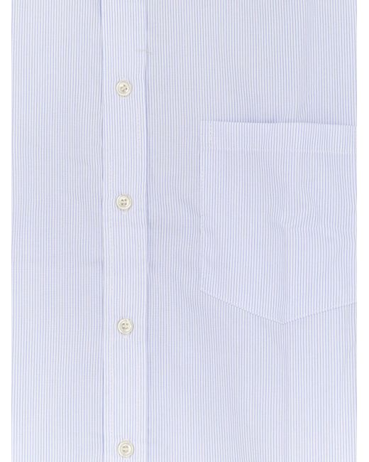 Walk In Paris Purple Classic Cotton Shirt for men