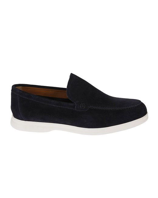 Doucal's Classic Slip-on Loafers in Black for Men | Lyst
