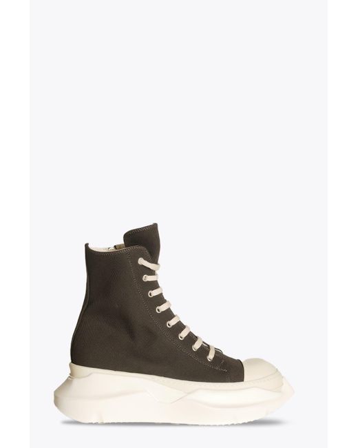 Rick Owens DRKSHDW Abstract Sneaks Dark Dark Grey Canvas High