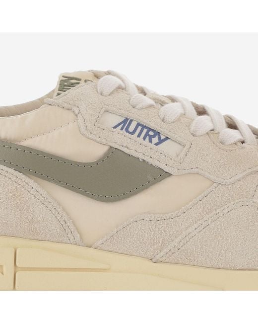 Autry Natural Sneakers Reelwind Leather Trainers for men