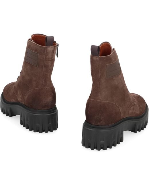 Hogan Brown H700 Combat Boots