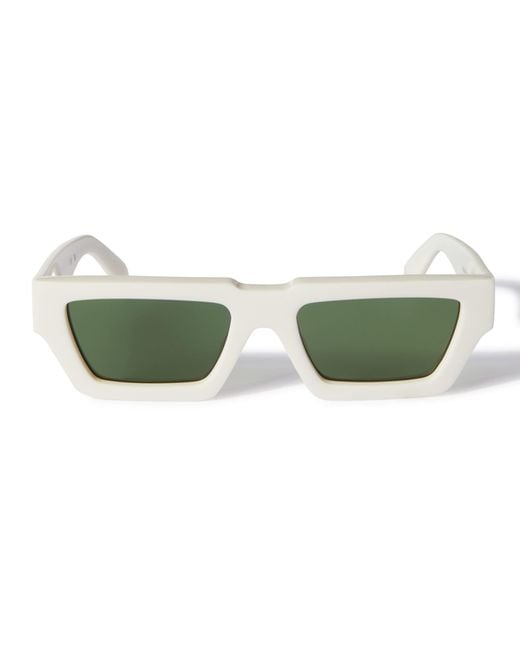 Off-White c/o Virgil Abloh Chester - White / Green Sunglasses for men