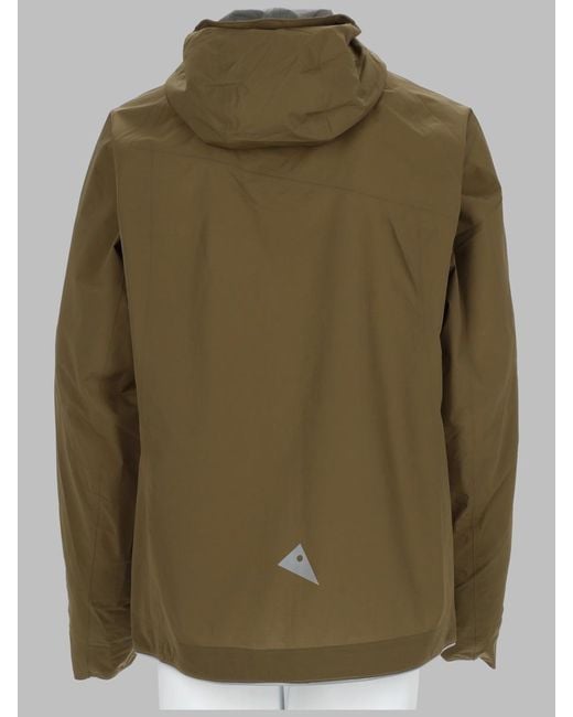 Klattermusen Green Hooded Jacket Vingtor Polyester for men