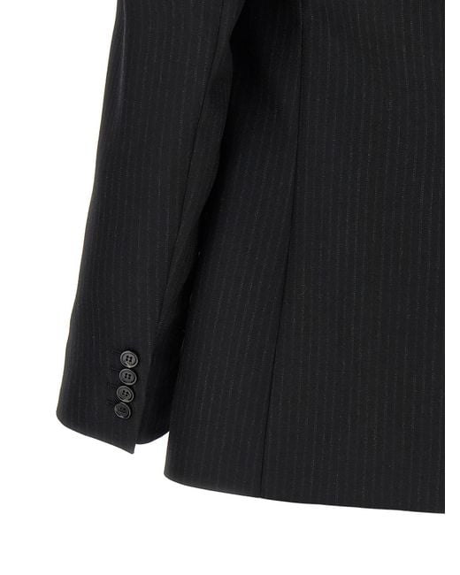 Saint Laurent Black Wool Blazer Clothing for men