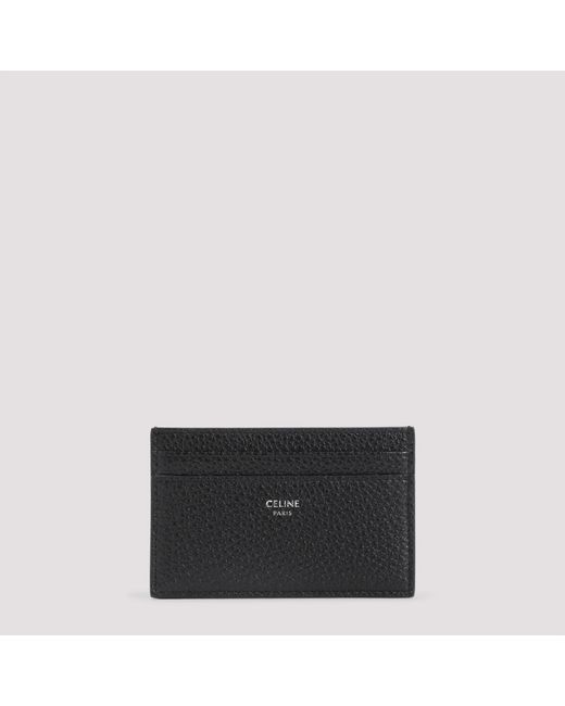 Céline Black Medium Card Holder