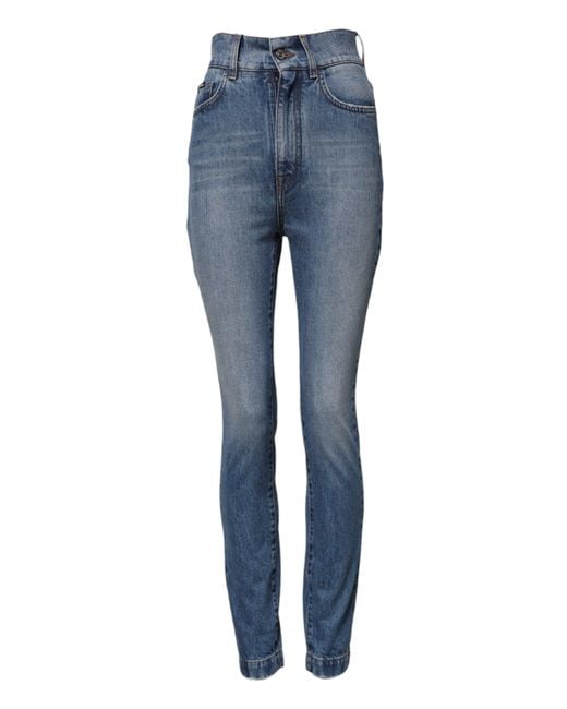 Dolce & Gabbana Blue Slim Fit Denim Jeans