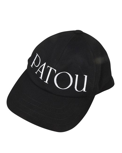 Patou Black Logo Baseball Cap