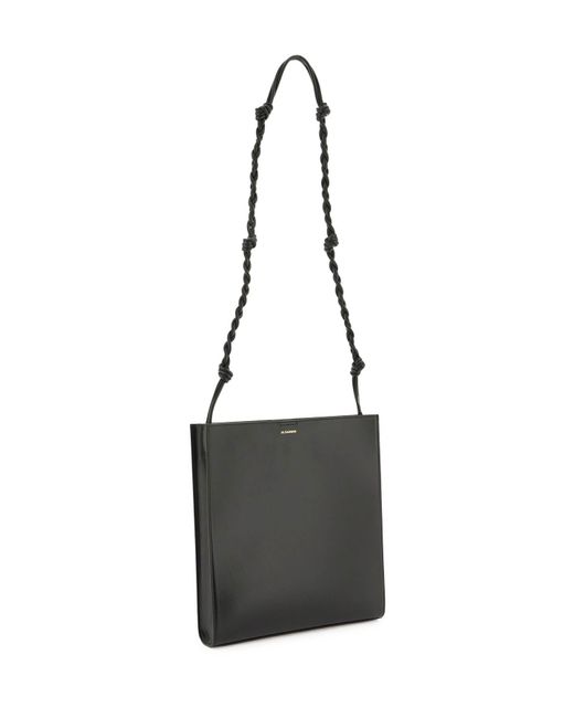 Jil Sander Black 'Tangle' Medium Shoulder Bag