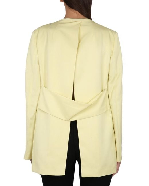 Jil Sander Yellow Jacket With Back Slit