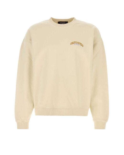 DSquared² Natural Logo Sweatshirt for men
