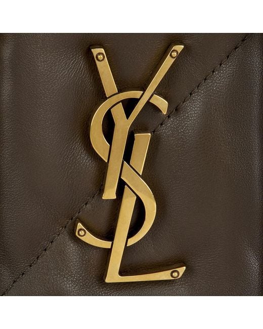 Saint Laurent Brown Medium Leather Bag Lambskin Shoulder