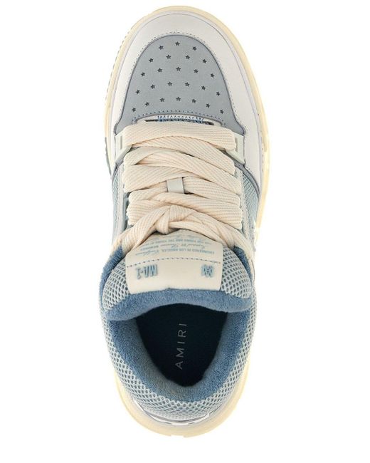 Amiri Blue Ma-1 Logo Patch Sneakers for men