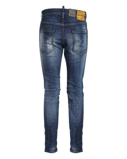 DSquared² Blue Cool Guy 5-pocket Jeans for men