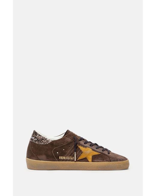 Golden Goose Deluxe Brand Brown Super-Star Suede Sneakers