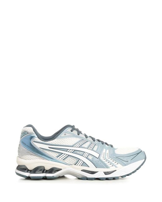 Asics White Gel-Kayano 14 Sneaker Synthetic Leather