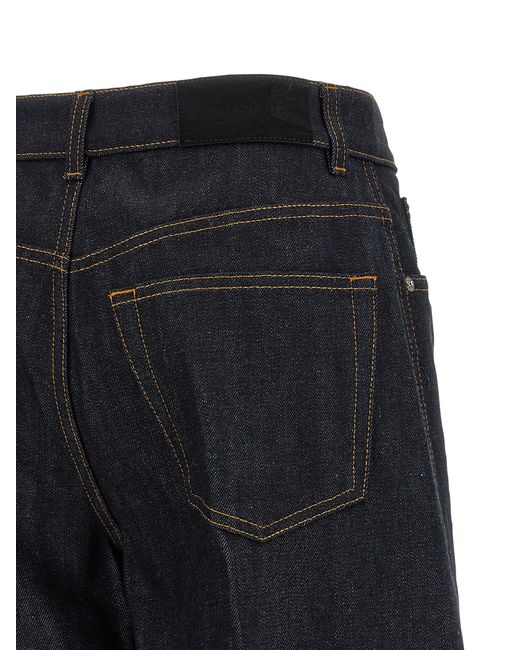 Givenchy Blue Turn Up Jeans