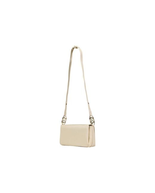 Love Moschino White Beige Polyethylene Handbag