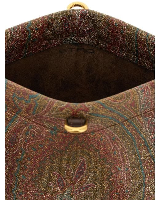 Etro Brown Pvc Clutch Bag