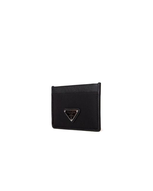 Prada Black Card Holder Leather Bags Card-Holders