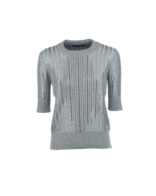 Ermanno Scervino Gray Maglieria