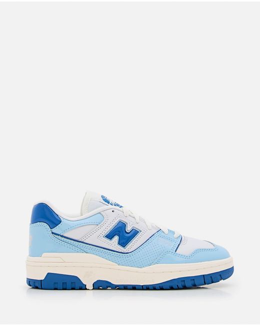 New Balance 550 Leather Sneakers in Blue | Lyst