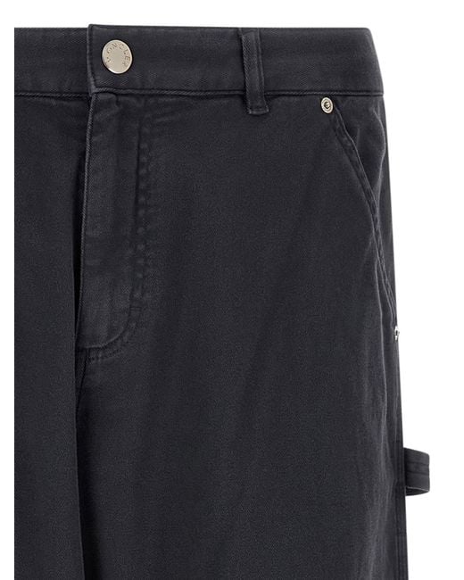 Moncler Blue Straight Cargos Pants for men