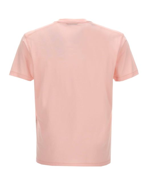 Tom Ford Pink Lyoncell T-shirt Sweatshirt for men